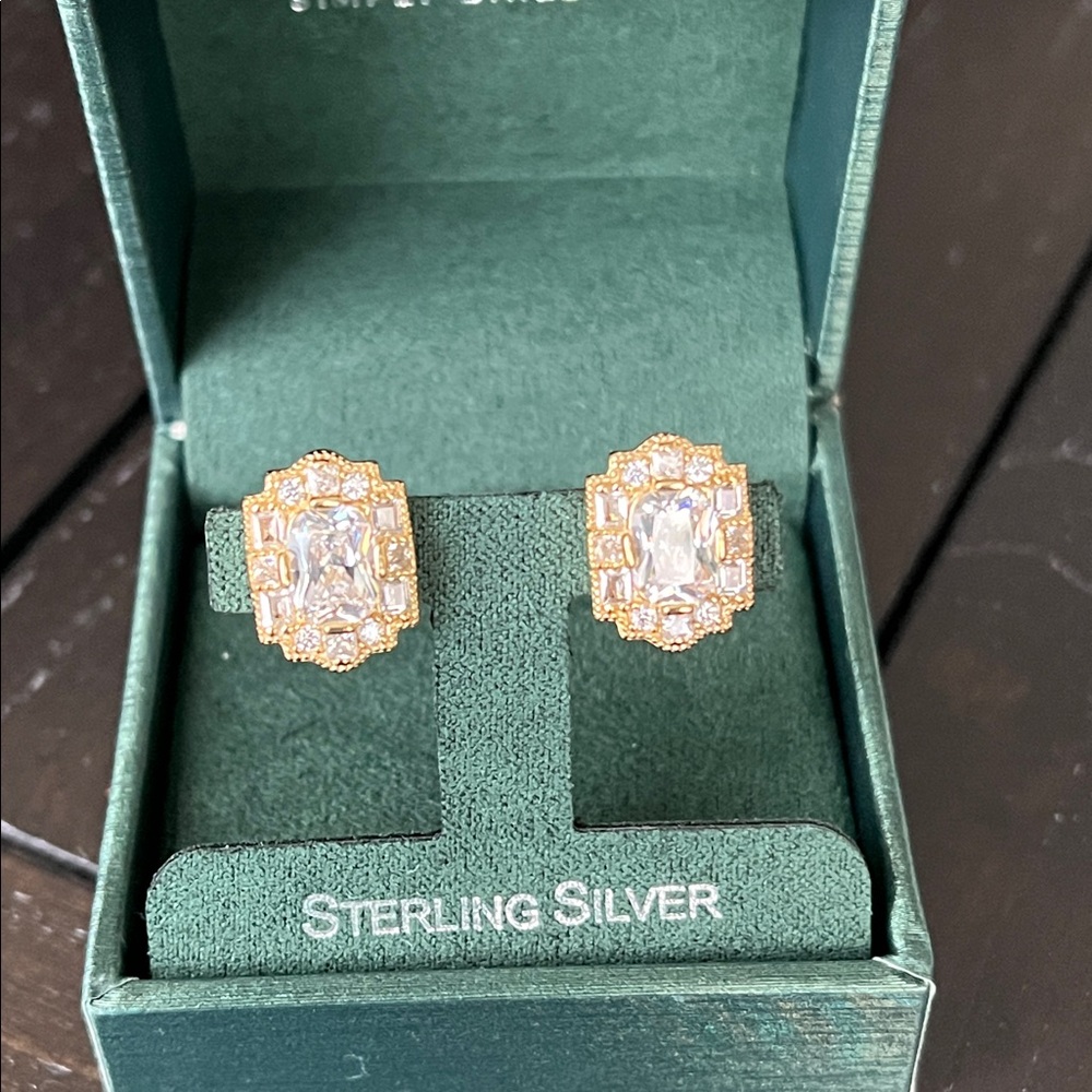 Gold and Silver Earrings